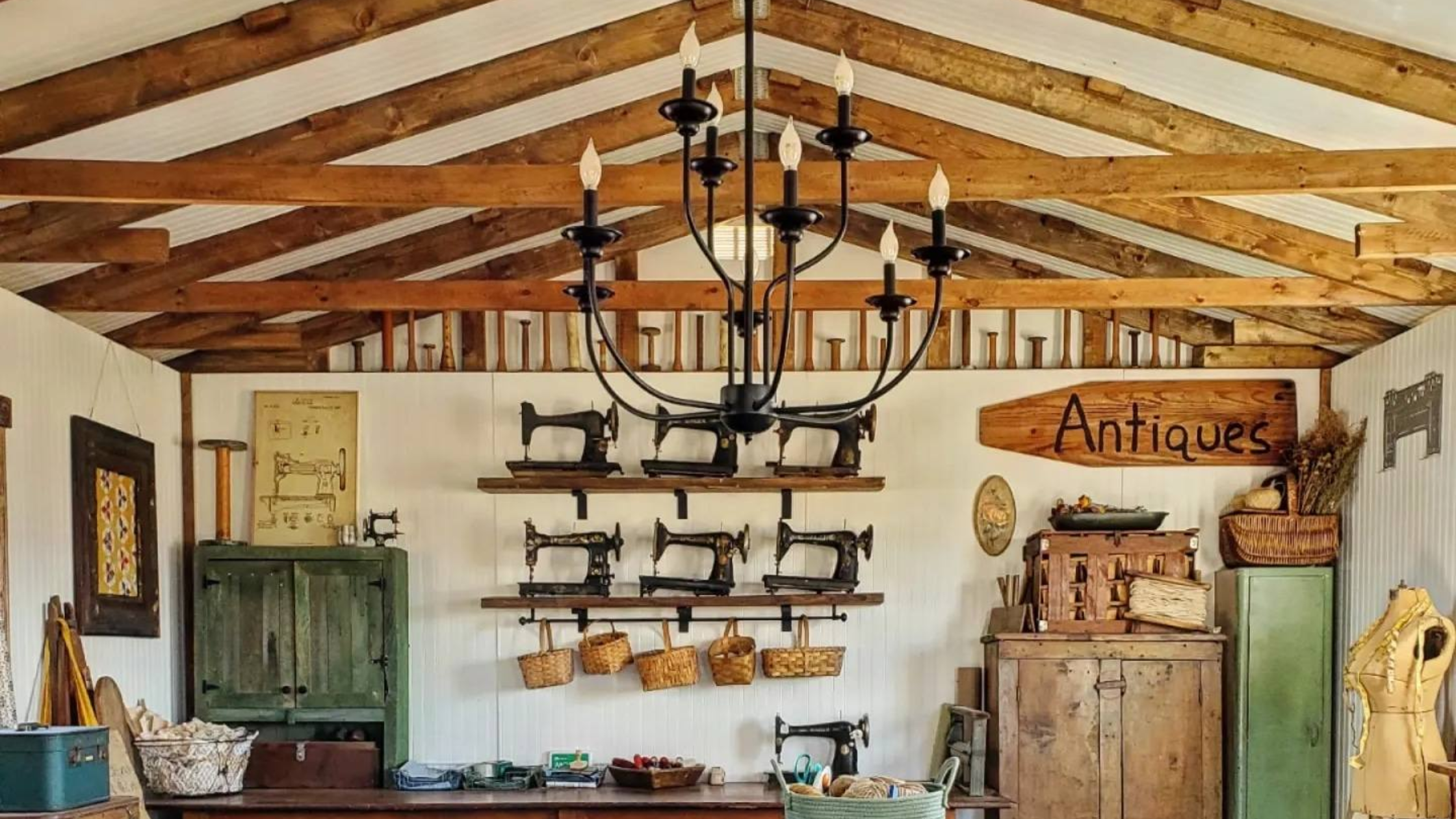 A transformed Utility Shed with the Playhouse Package from Old Hickory Buildings & Sheds, owned by Sarah Chitwood.